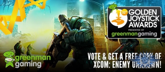 Как получить XCOM: Enemy Unknown проголосовав в The Golden Joystick Awards